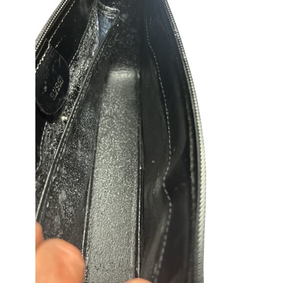 Gucci Soho Tom Ford Era Black Patent Leather Wristlet - Picture 10 of 13